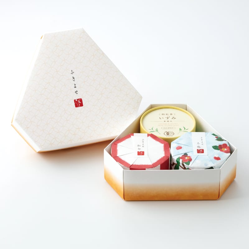 ふきよせ 詰め合わせ(紅白・ 冬椿・和紅茶 いずみ)